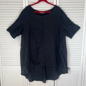 Bryn Walker Women’s Hi Low Linen Tunic Size XL